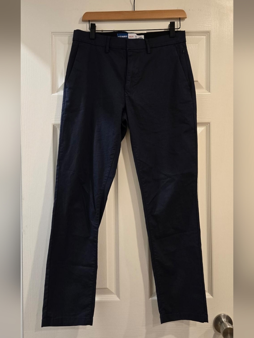 *NWOT* Old Navy Men's Navy Blue Dress Pants, Ultimate Tech Slim Quick Dry, 30x30